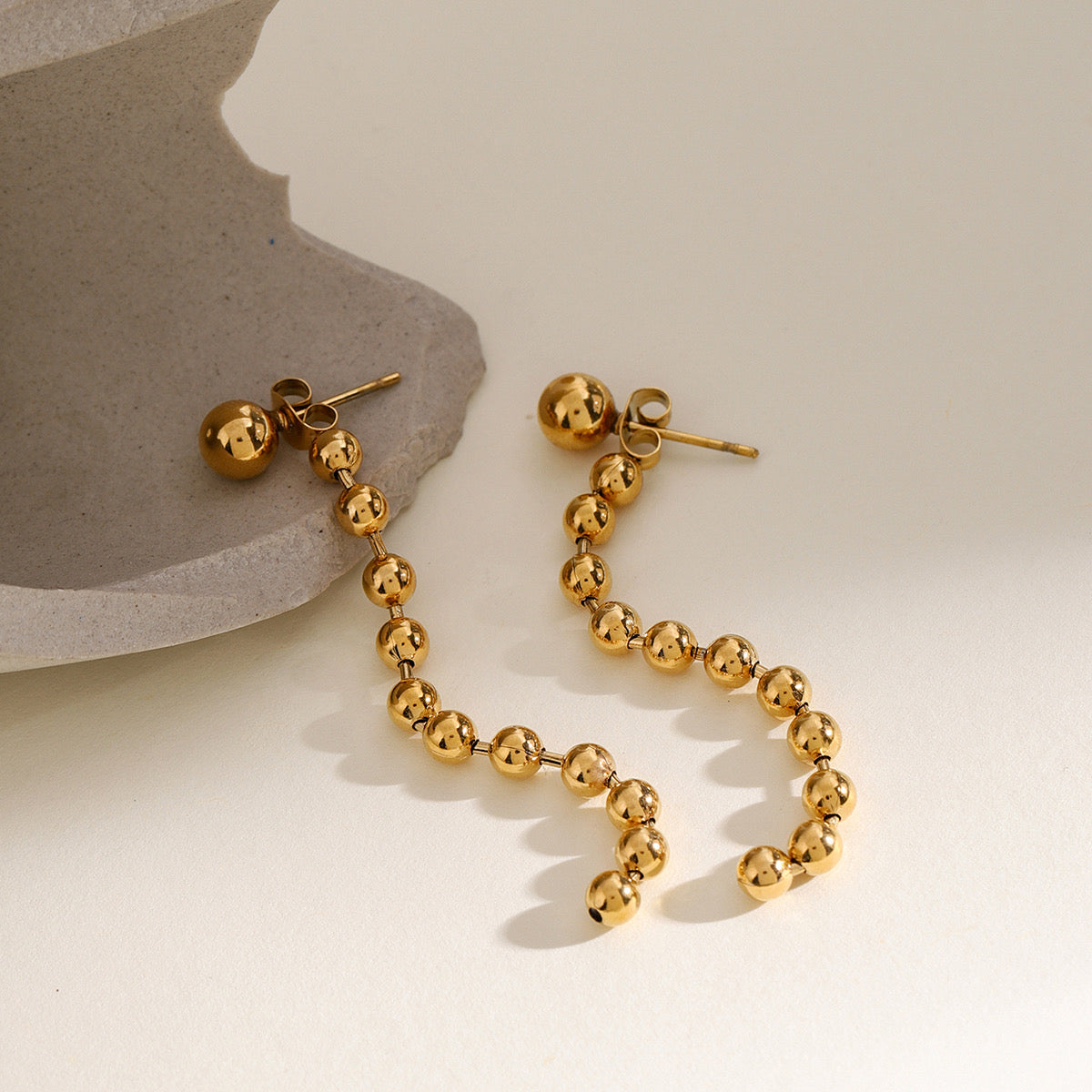 Ball Chain Earrings
