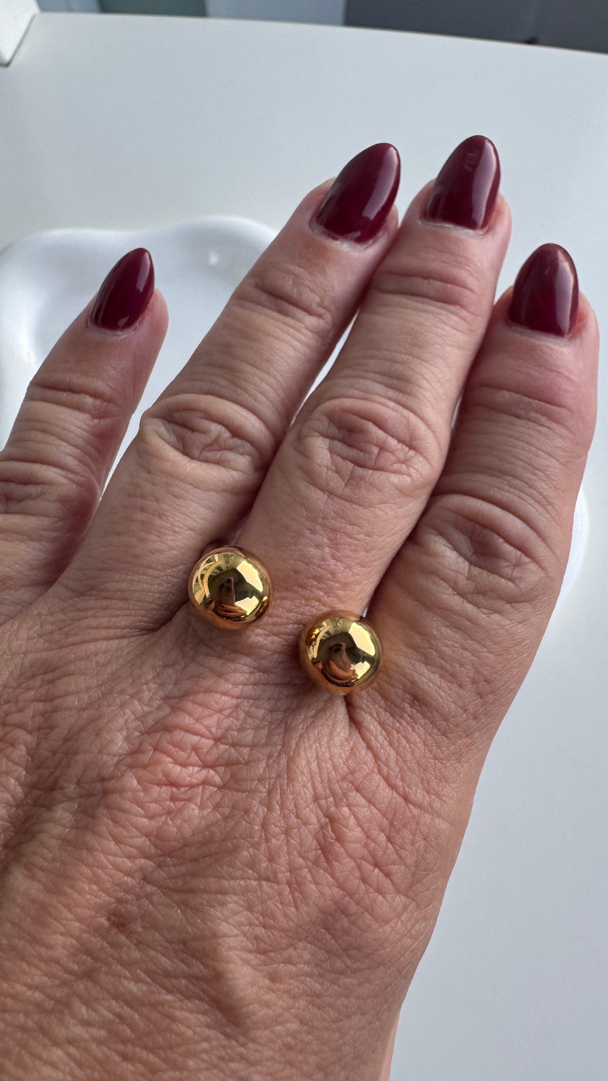 Open Gold ring