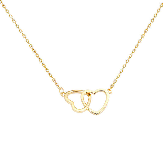 Double heart Necklace