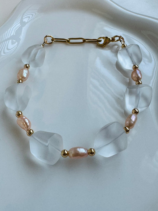 Crystal Pearl bracelet