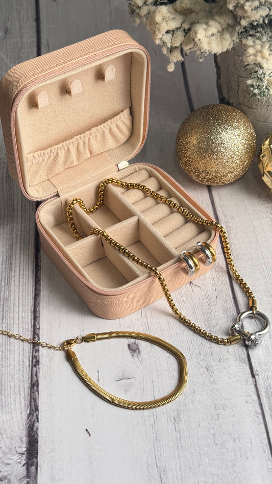 Gold and Silver Gift Box