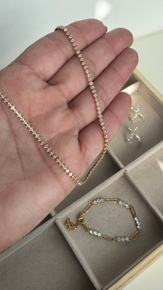 Tennis necklace