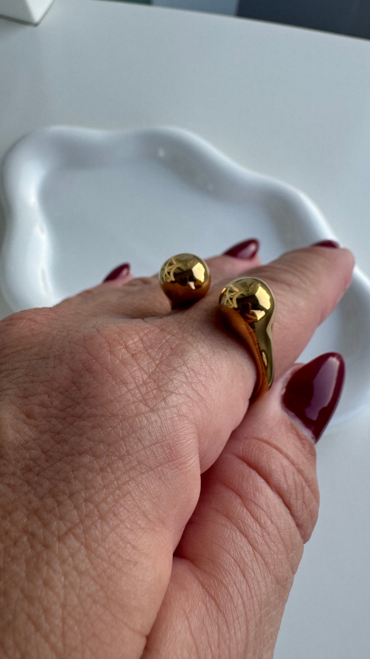 Open Gold ring