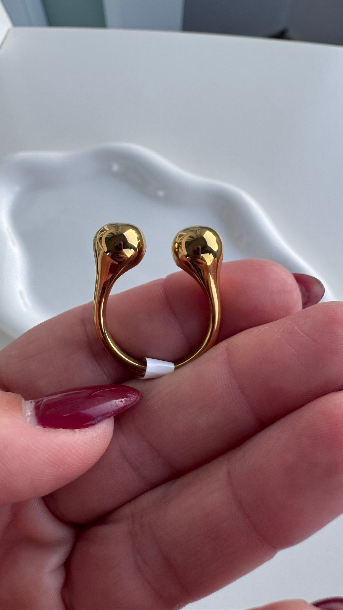 Open Gold ring