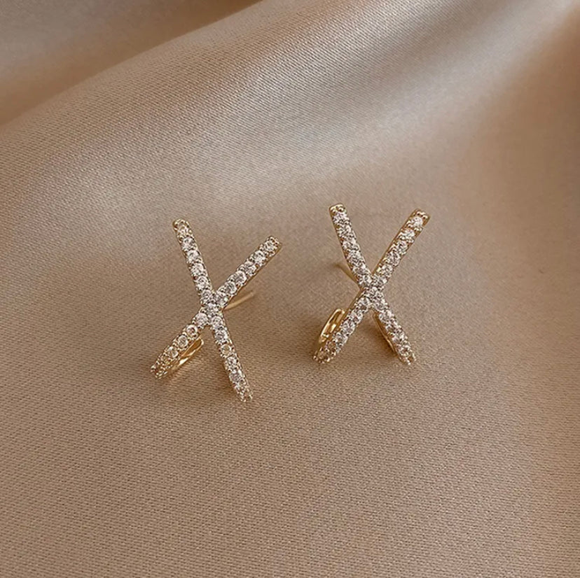 X earrings