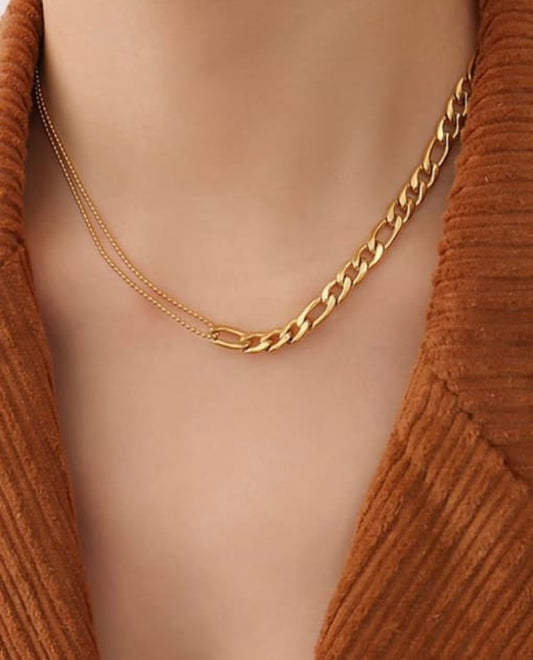 Double chain necklace
