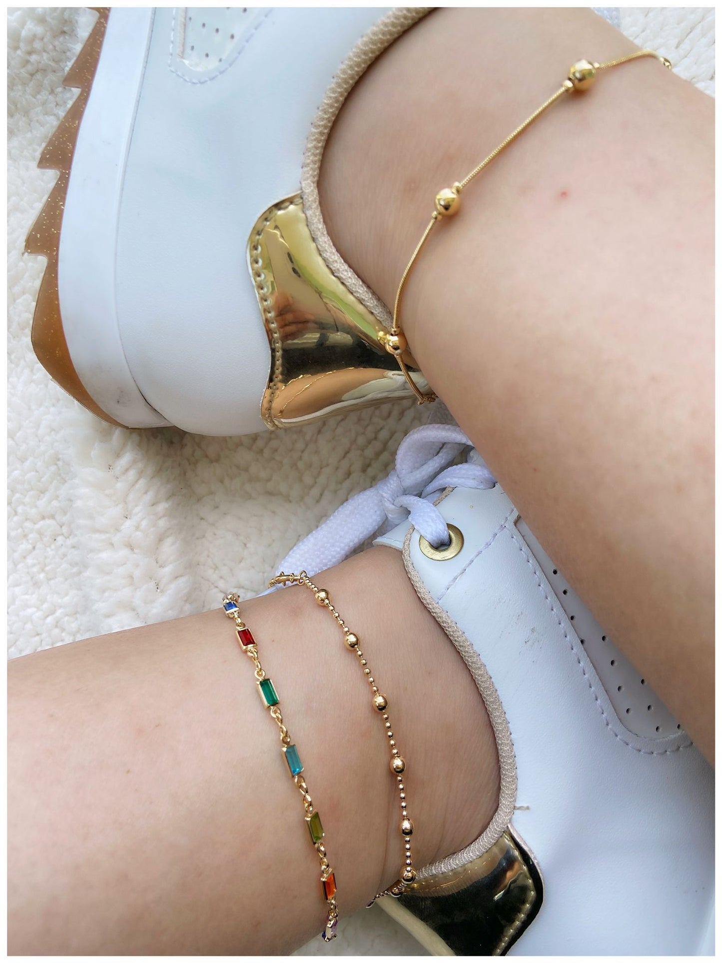 Bold Bead Anklets